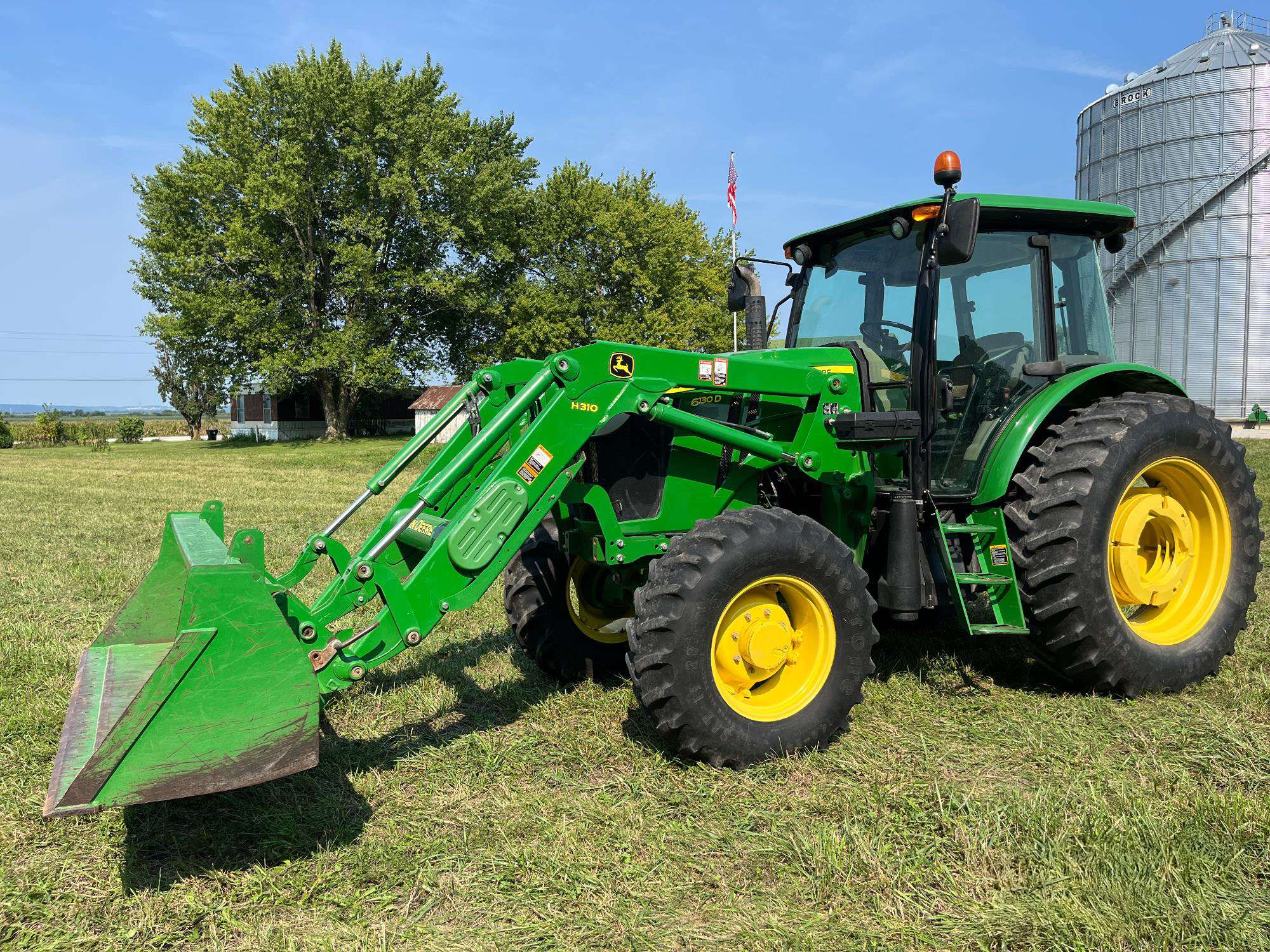 
								2014 John Deere 6130D MFWD Tractor W/Loader full									