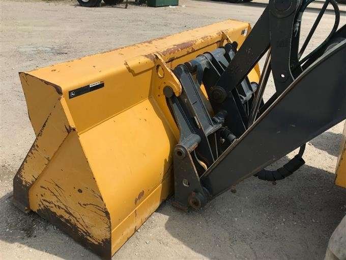 2015 John Deere 410L 4×4 Loader Backhoe W/ Extendahoe full