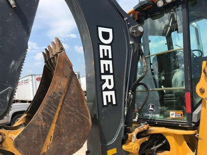2015 John Deere 410L 4×4 Loader Backhoe W/ Extendahoe full
