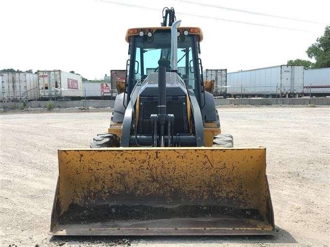 2015 John Deere 410L 4×4 Loader Backhoe W/ Extendahoe full