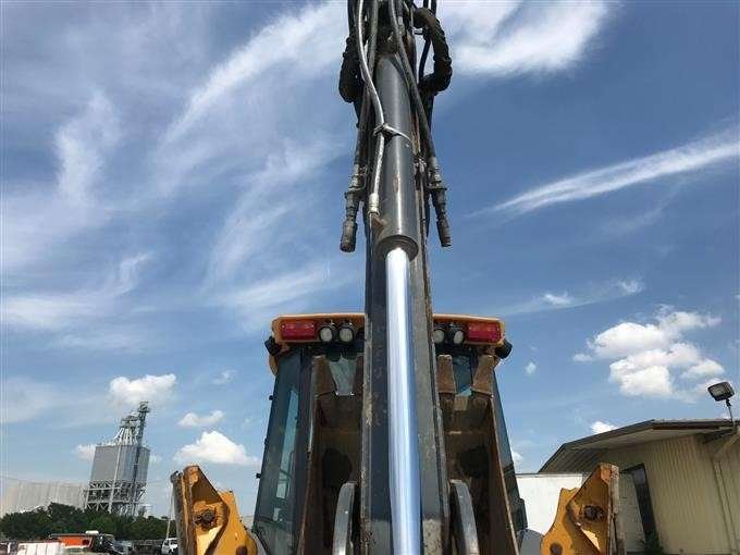 2015 John Deere 410L 4×4 Loader Backhoe W/ Extendahoe full