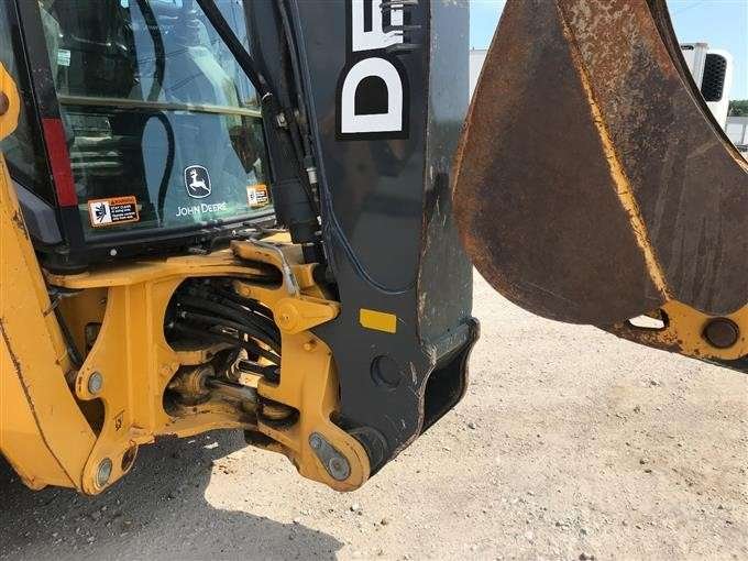 2015 John Deere 410L 4×4 Loader Backhoe W/ Extendahoe full