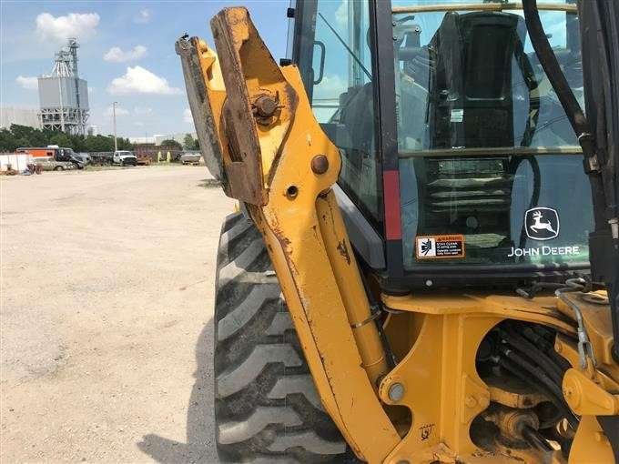 2015 John Deere 410L 4×4 Loader Backhoe W/ Extendahoe full
