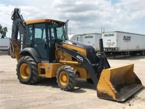 2015 John Deere 410L 4×4 Loader Backhoe W/ Extendahoe