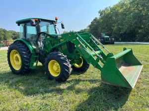 2014 John Deere 6130D MFWD Tractor W/Loader