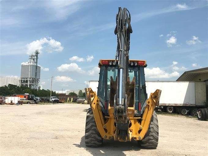 2015 John Deere 410L 4×4 Loader Backhoe W/ Extendahoe full